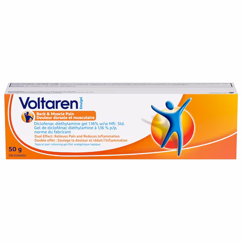 Voltaren Emulgel Back & Muscle Pain Relief Gel 1.16% Diclofenac Diethylamine, 50g